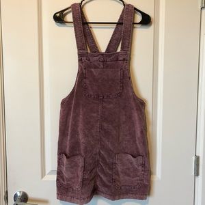 Corduroy Overall Dress
